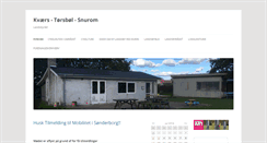 Desktop Screenshot of kvaers-sogn.dk